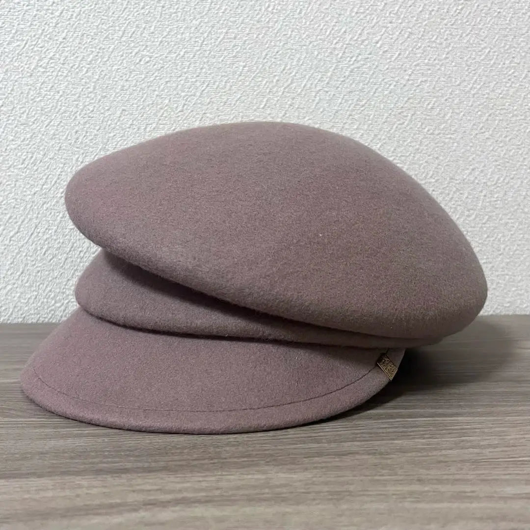 CA4LA Casculine Casquette Brown Dull Pink Wool