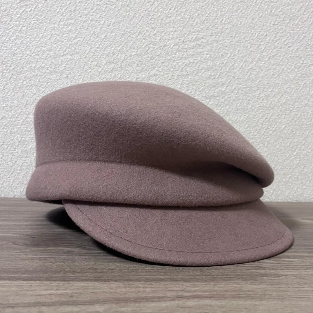 CA4LA Casculine Casquette Brown Dull Pink Wool