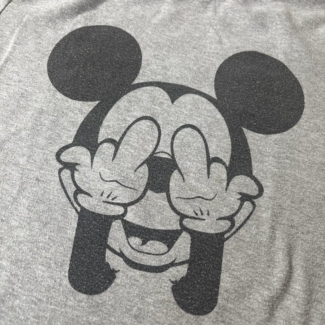 Mickey Mouse Short Sleeve T -shirt Gray Erme Ney | ミッキーマウス 半袖Tシャツ グレー　ディズニー