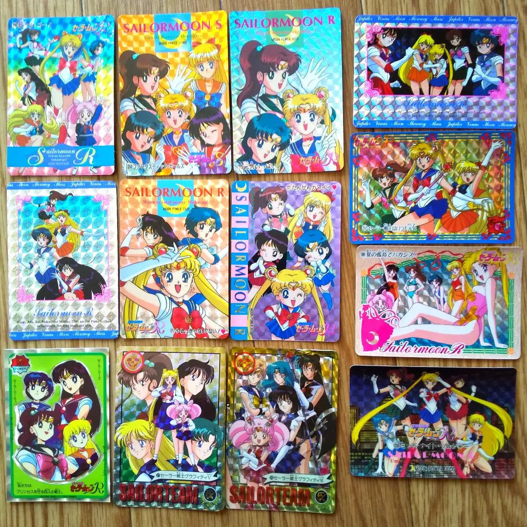 Venta al por mayor de cartas raras de Sailor Moon para todos los miembros. Bonificación incluida