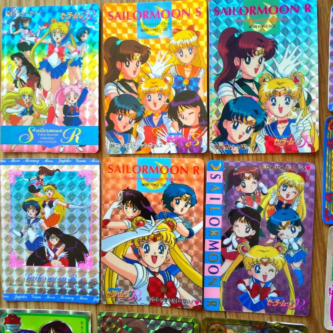 Venta al por mayor de cartas raras de Sailor Moon para todos los miembros. Bonificación incluida