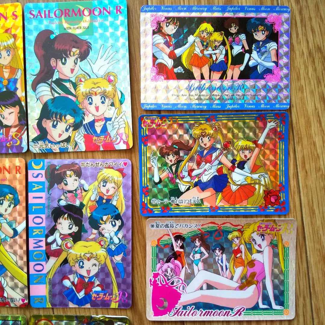 Venta al por mayor de cartas raras de Sailor Moon para todos los miembros. Bonificación incluida