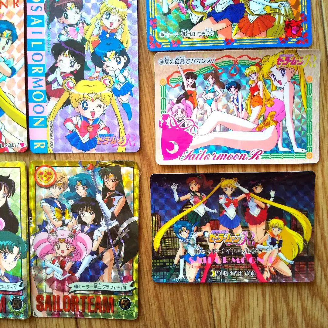 Venta al por mayor de cartas raras de Sailor Moon para todos los miembros. Bonificación incluida