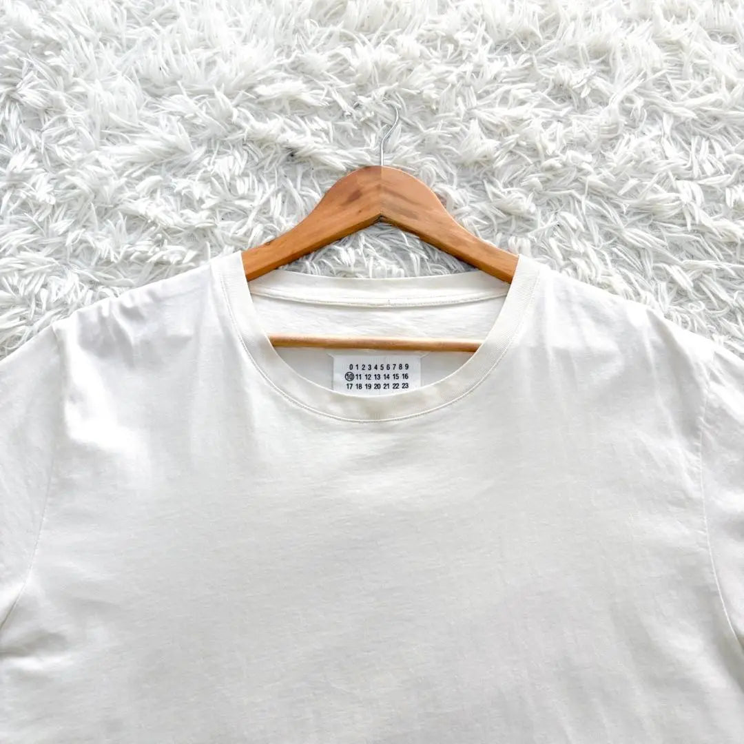 [Extremely beautiful XL] Maison Margiela short sleeve T-shirt beige