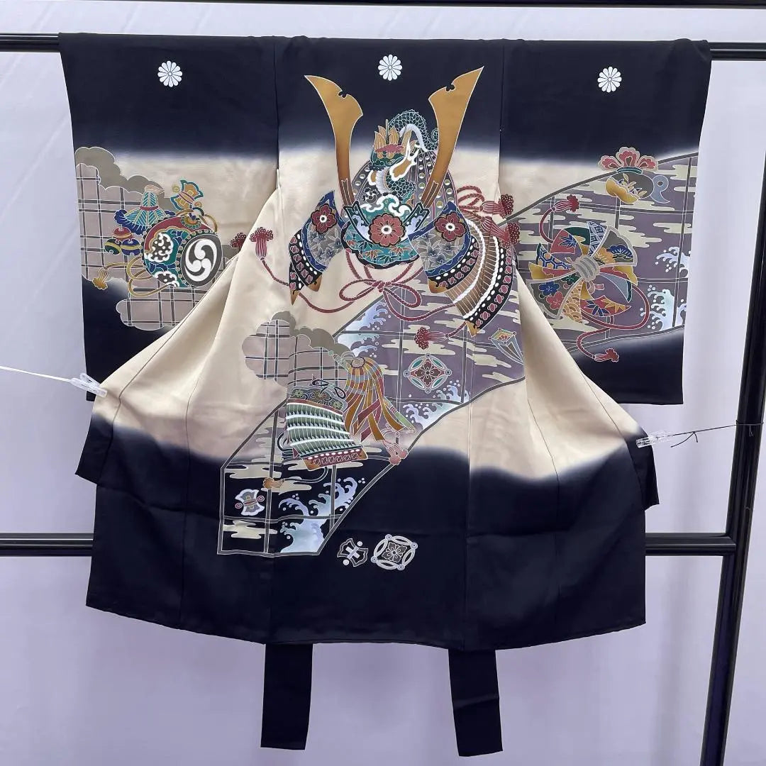 Y★2024★ Kimono para niños Shichi-Go-San Kakegi para niños de un solo cuerpo, ropa interior negra incluida