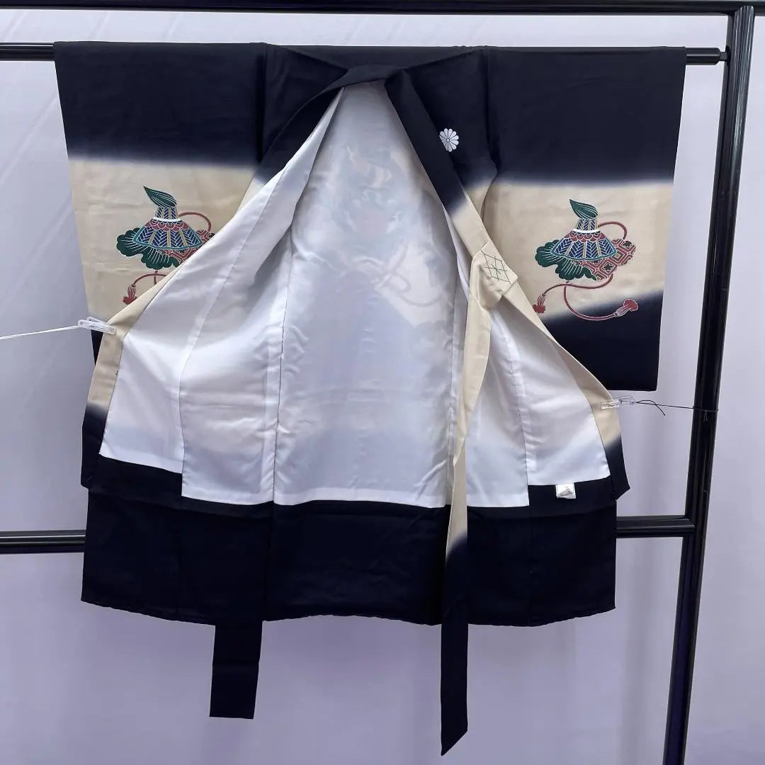 Y★2024★ Kimono para niños Shichi-Go-San Kakegi para niños de un solo cuerpo, ropa interior negra incluida