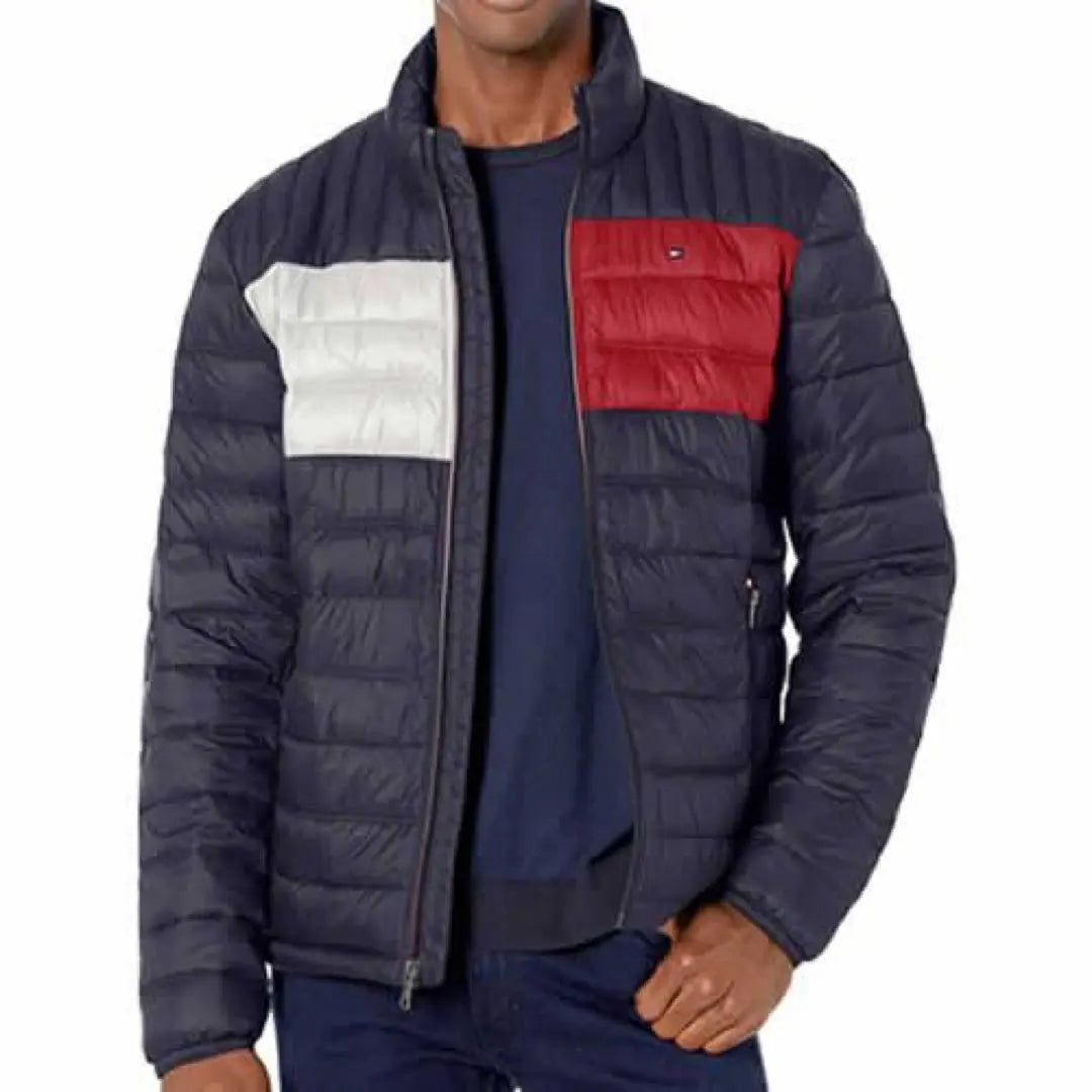 New shipping included Tommy Hilfiger Puff Jacket M Size Navy