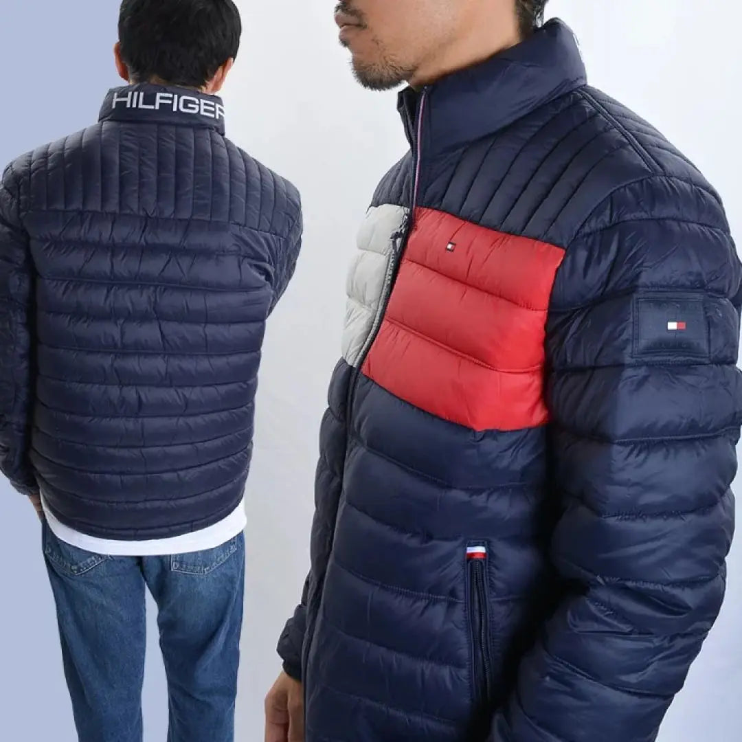 New shipping included Tommy Hilfiger Puff Jacket M Size Navy