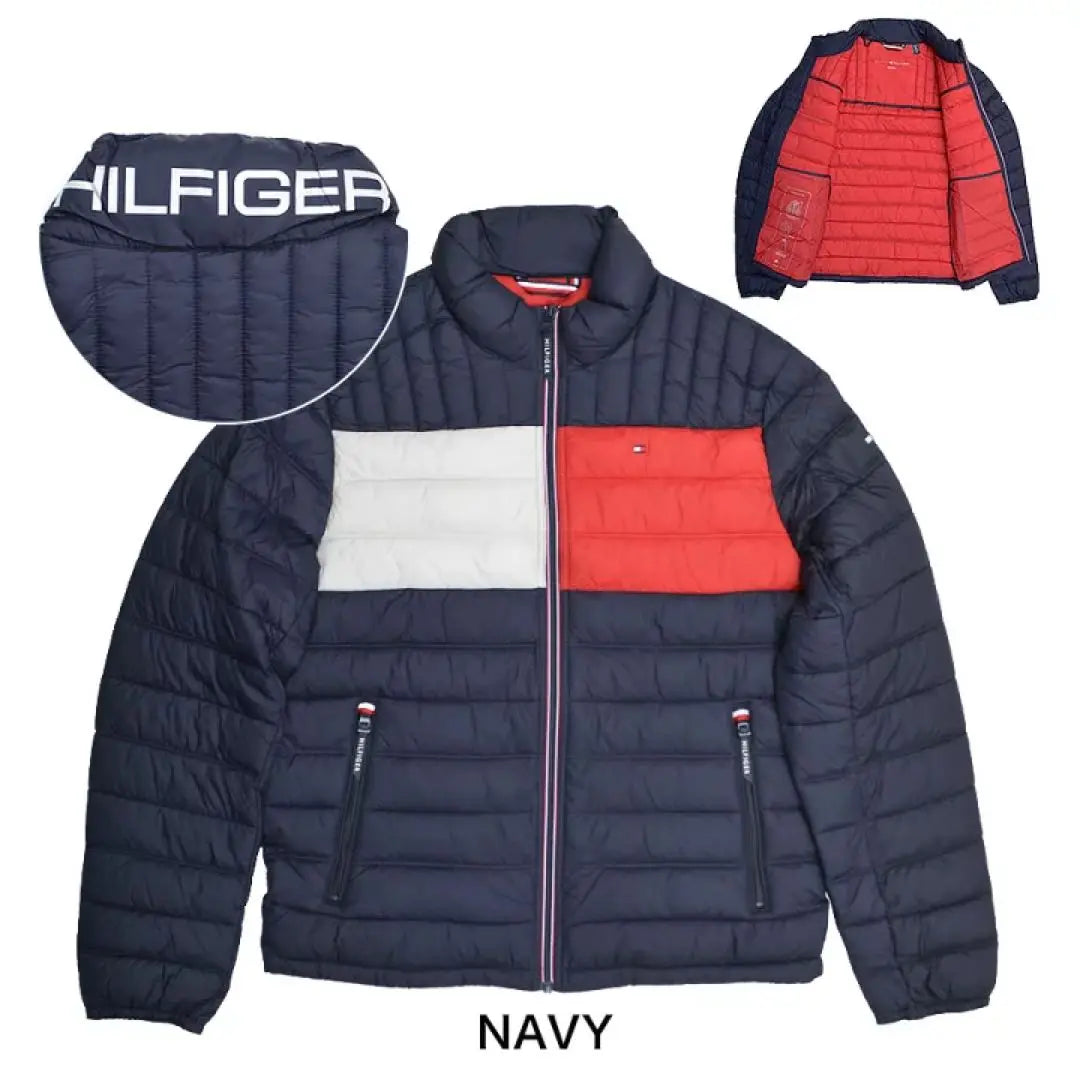 New shipping included Tommy Hilfiger Puff Jacket M Size Navy