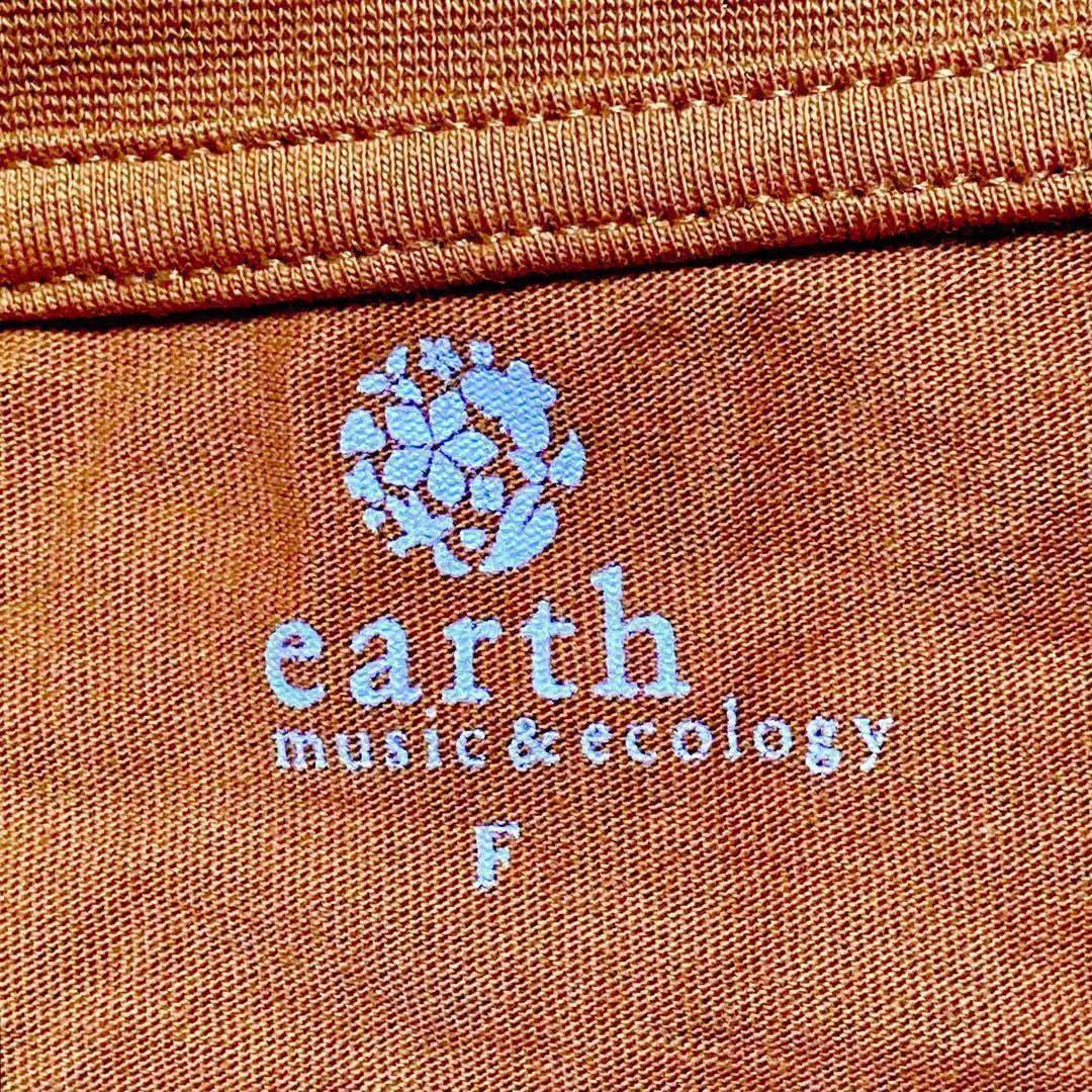 earth music&ecology tops cut and sew T-shirt short sleeve