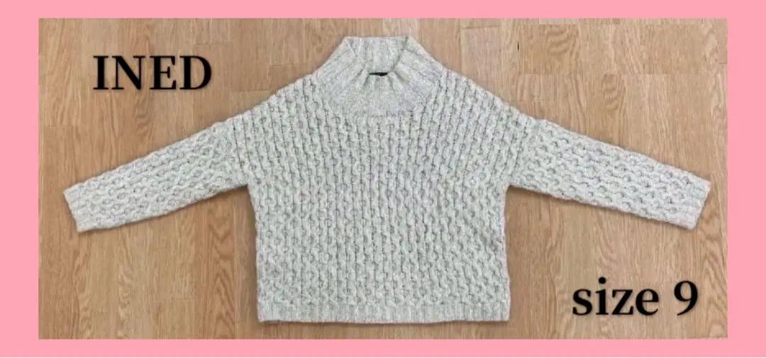 〇2105B〇 INED High Neck Sweater for Women