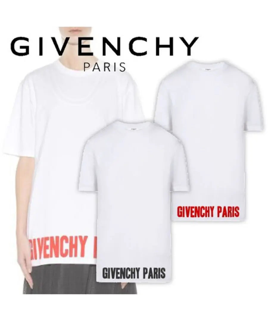 GIVENCHY PARIS White T-shirt XS