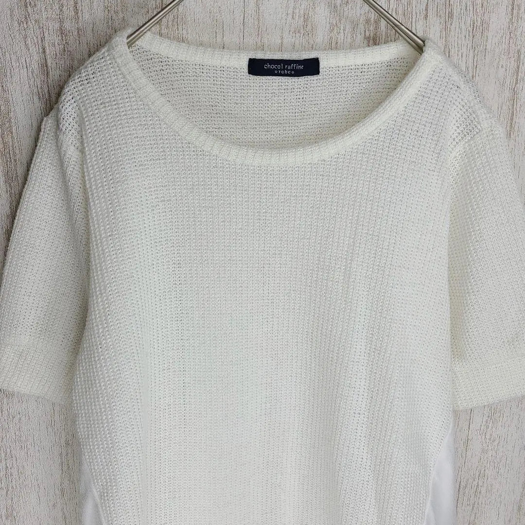 [Chocolat Fine Rove] Knit Layered Simple Feminine Casual F