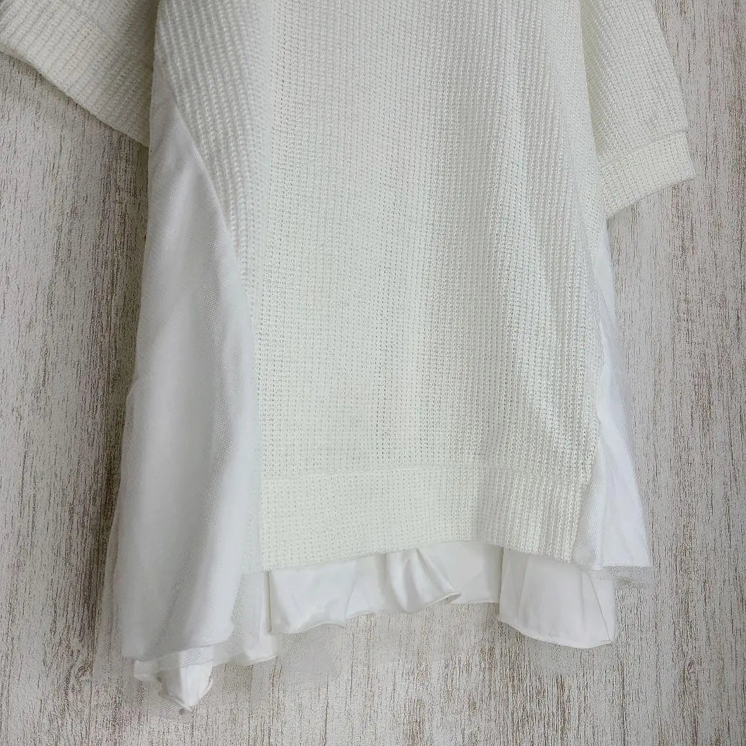 [Chocolat Fine Rove] Knit Layered Simple Feminine Casual F