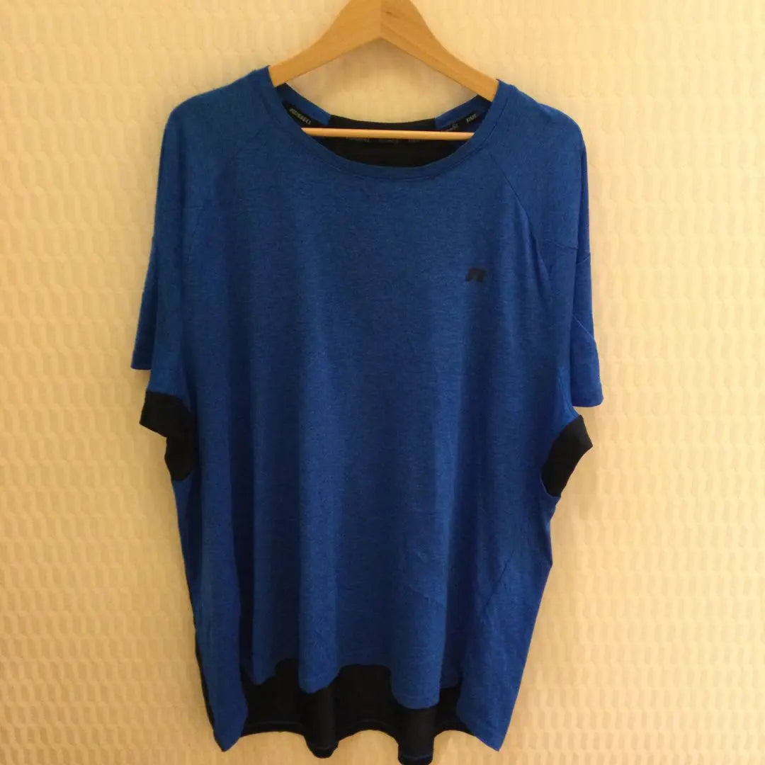 USA used clothes T -shirt Russell one point back mesh free size | USA 古着 Tシャツ RUSSELL ワンポイント 背面メッシュ フリーサイズ