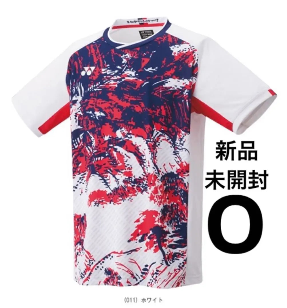 [Nuevo] Ropa de juego modelo líder de YONEX Corea, color blanco, talla O