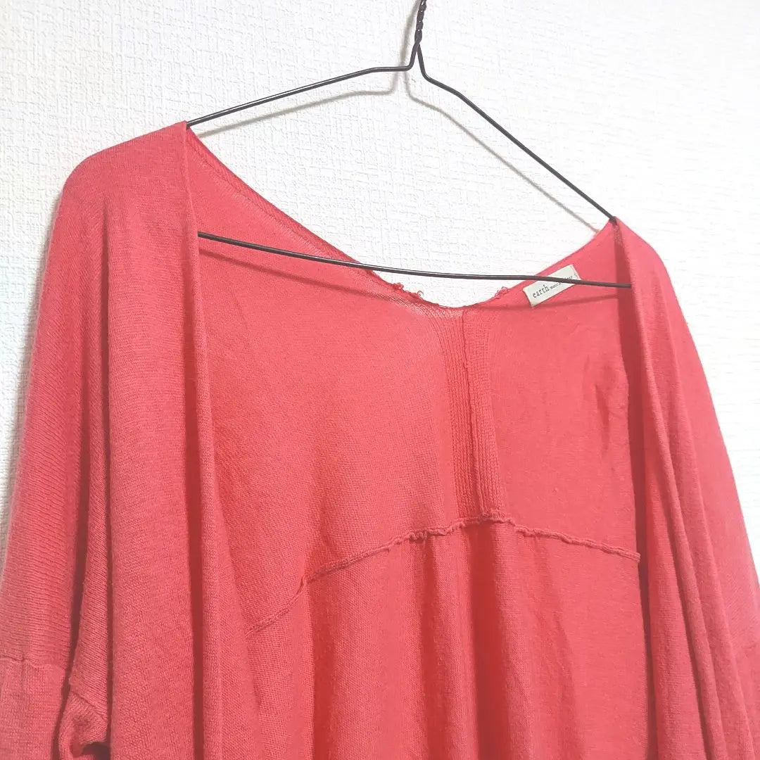 Earth Music & Ecology Pink Long Sleeve Cardigan Cute F | earth music&ecology ピンク 長袖カーディガン 可愛い F