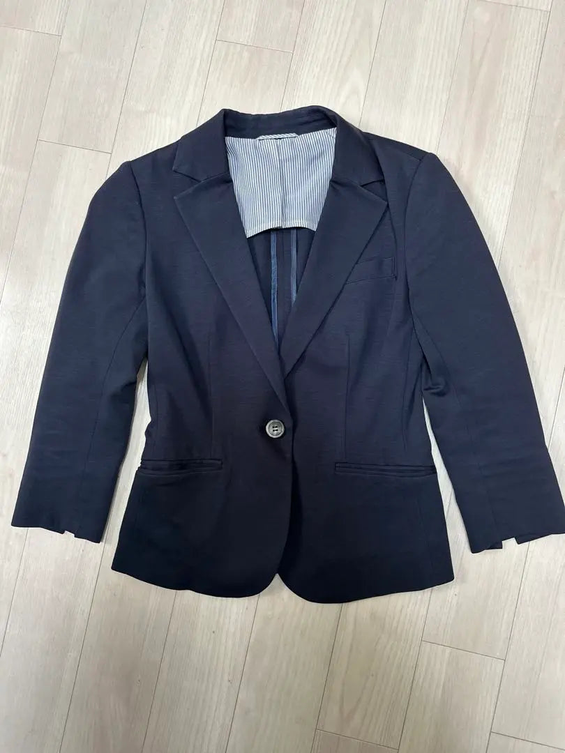 THE SUIT COMPANY Navy Suit Jacket 36