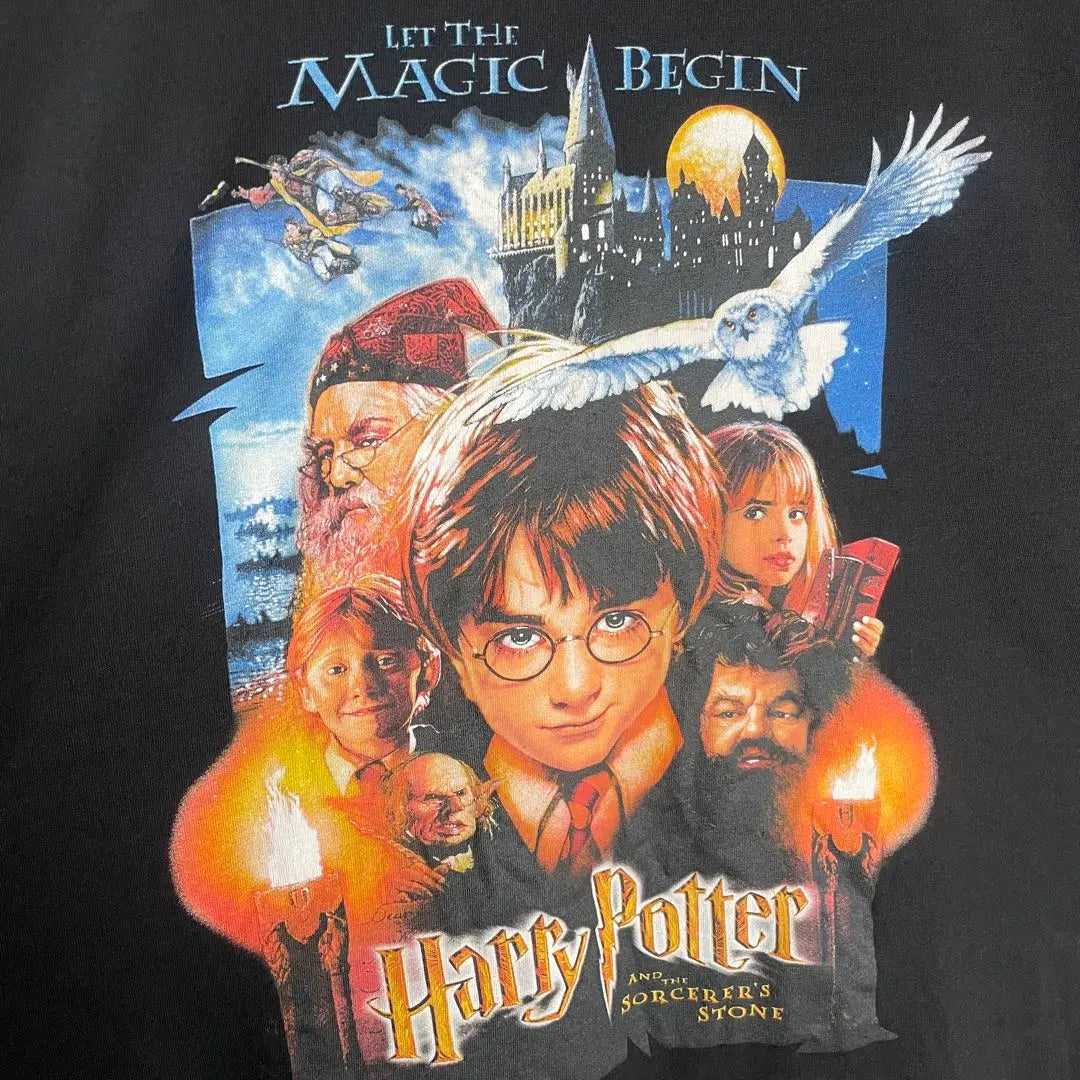 [Ropa vieja] Camiseta manga corta Harry Potter y la piedra sabia Difícil de conseguir películas vintage | [古着]ハリーポッターと賢者の石 半袖 Tシャツ 入手困難 ビンテージ ムービー