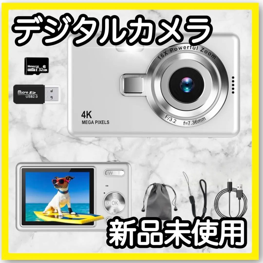 Digital Camera Digital Camera with SD Card 2.7 inch Large Screen Web Camera