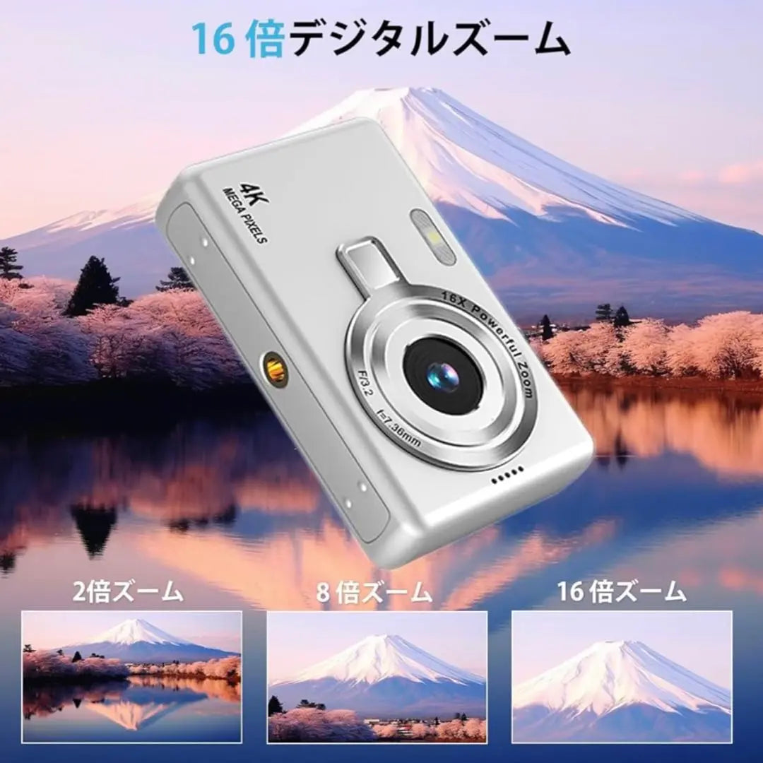 Digital Camera Digital Camera with SD Card 2.7 inch Large Screen Web Camera