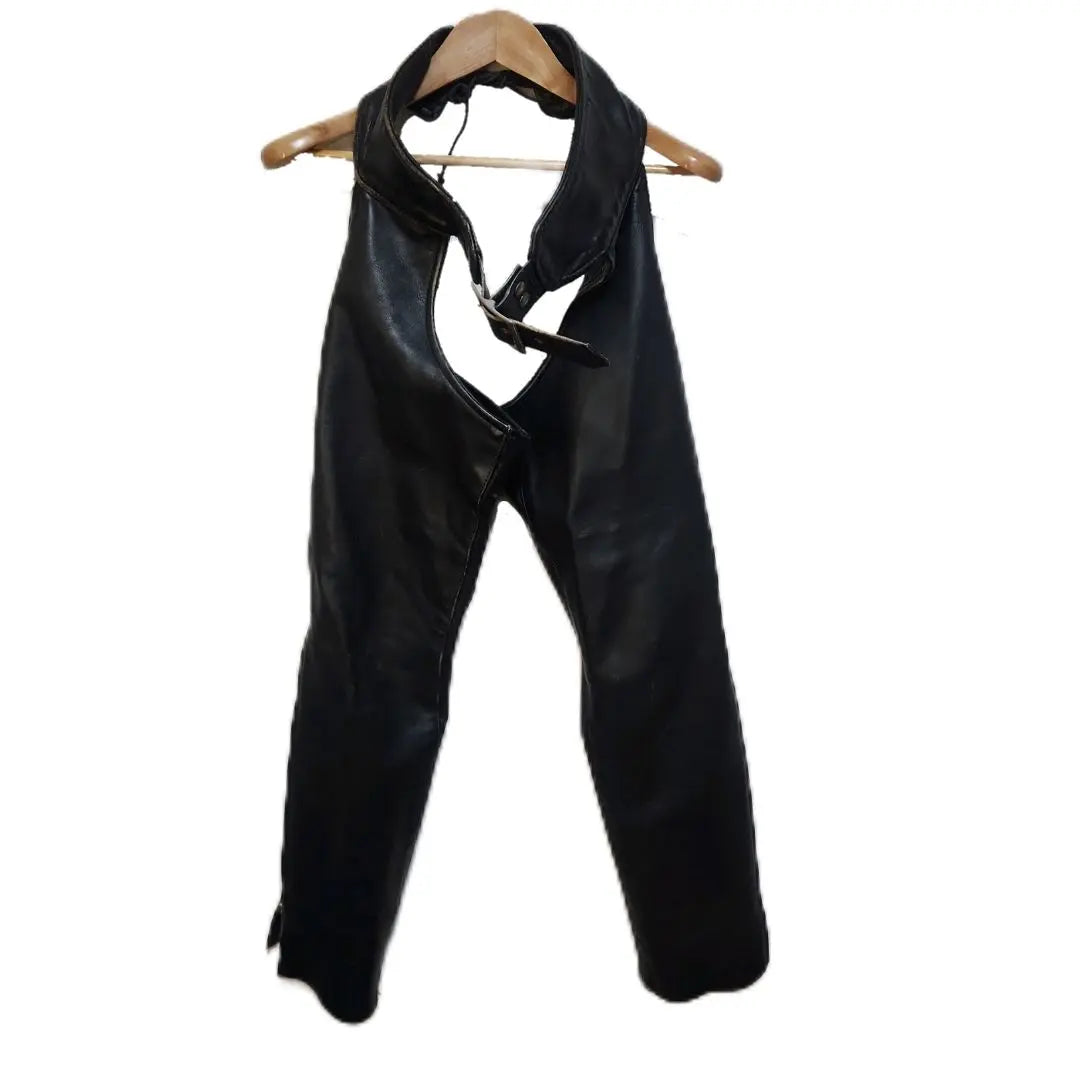 VANSON LEATHERS Bike Chaps 22 Size Black | vanson Leathers バイクチャップス 22サイズ 黒