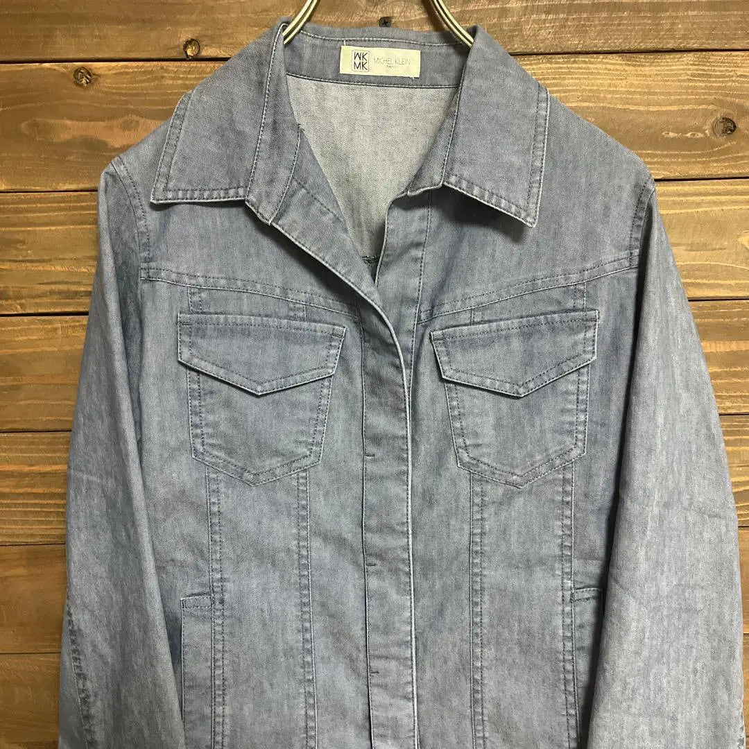 ♦︎[Michel KLEIN] MICHEL KLEIN Denim-style Jacket M