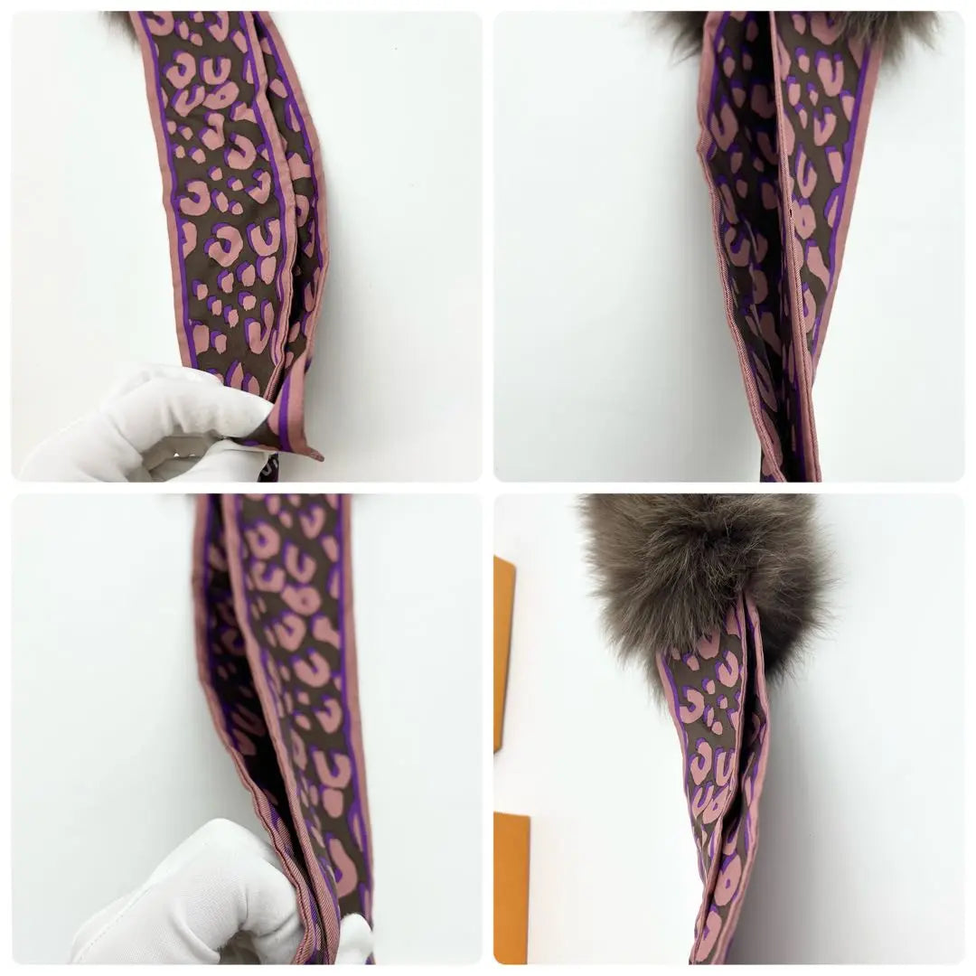 Excellent condition Louis Vuitton fur fox scarf Bando Fruit