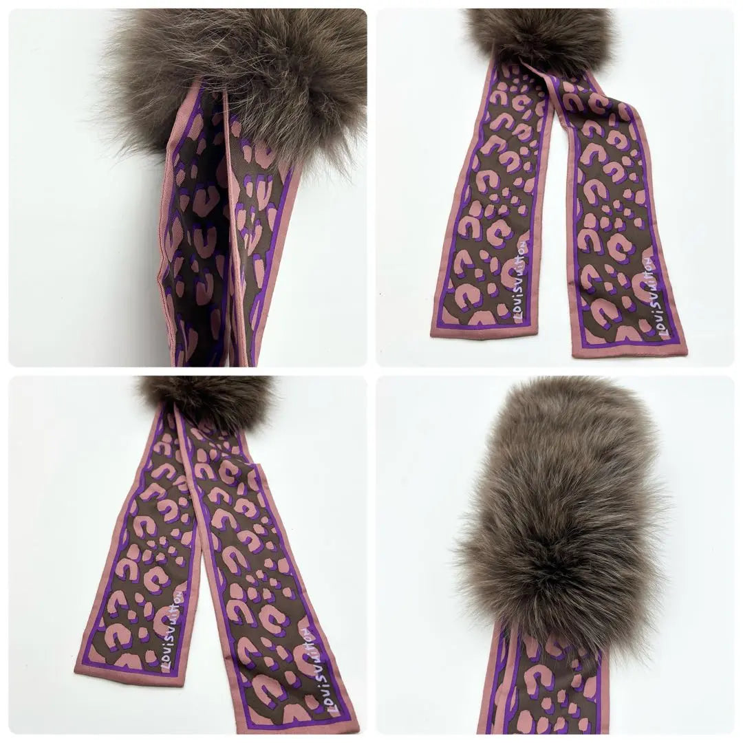 Excellent condition Louis Vuitton fur fox scarf Bando Fruit