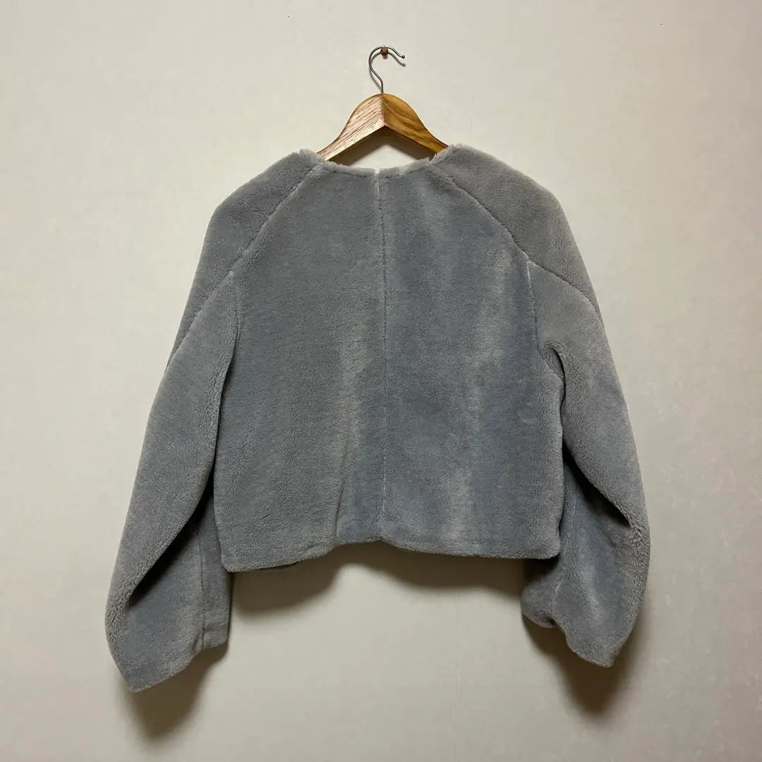 Boa outerwear gray zip