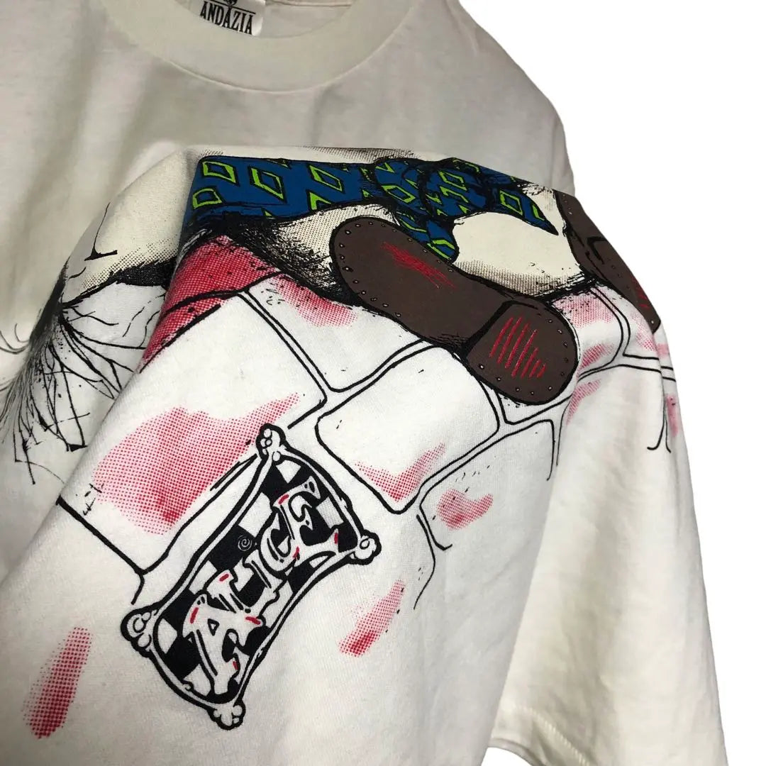 New unused 90S Hump Tea Dumpy T -shirt Andazia White | 新品未使用 90s ハンプティダンプティ Tシャツ ANDAZIA ホワイト