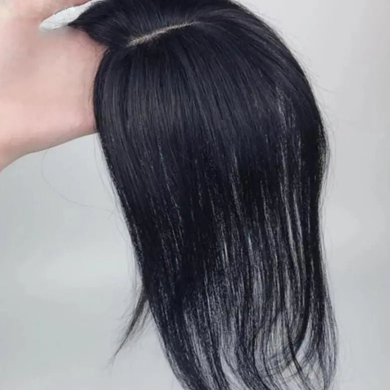 Disposal ★ Brand new, unused whole human hair ★ Artificial skin ★ Length 22-24cm with calm brown hair