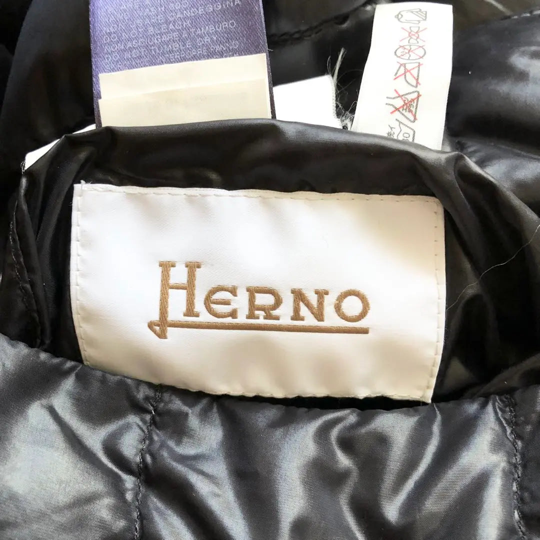 Herno ♪ Herno ♪ Reversible down jacket thin 44 L Lightweight | HERNO♪ヘルノ♪リバーシブルダウンジャケット　薄手　44 L 軽量