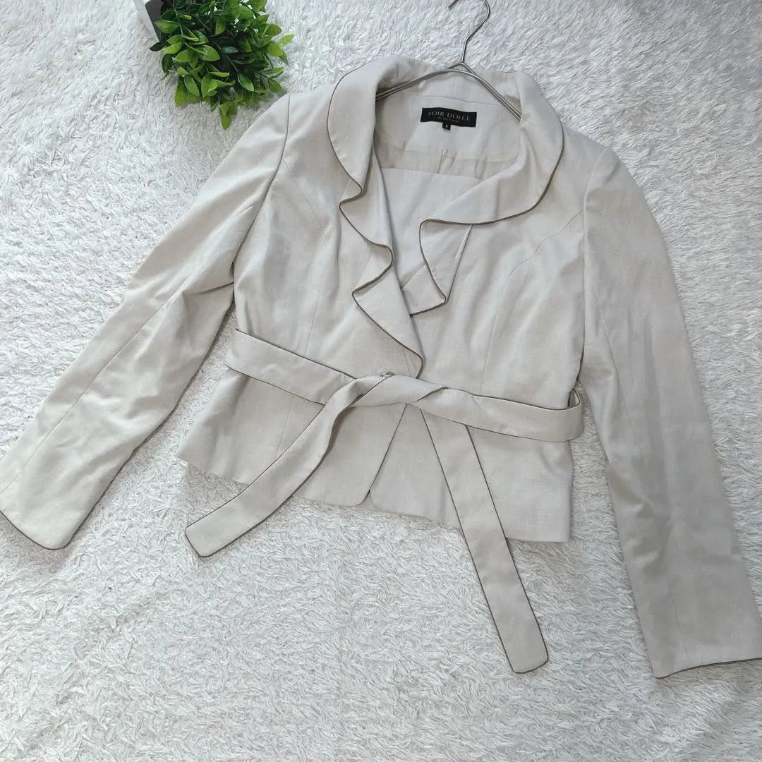 Good condition ♡ [SOIR DOLCE] Tailored Jacket (9) Ivory