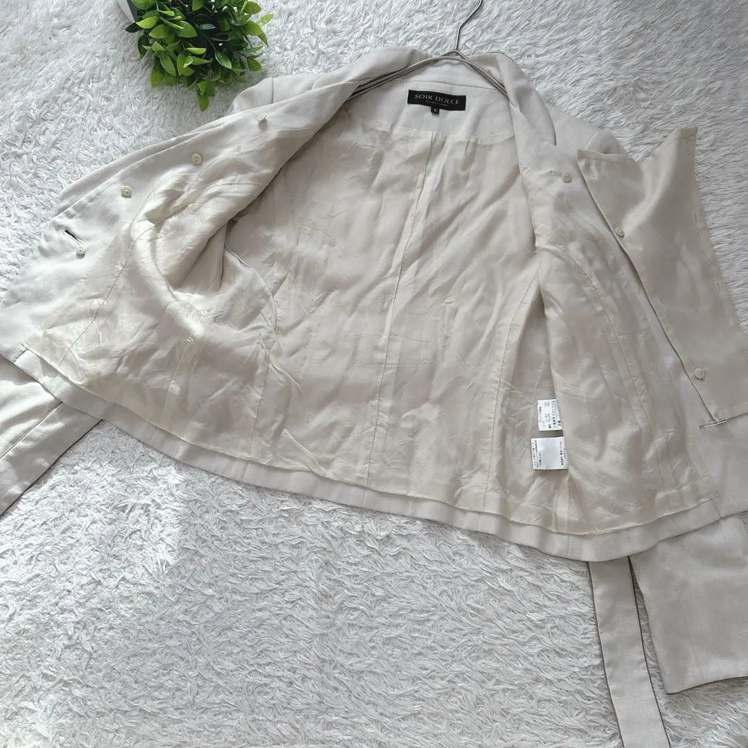 Good condition ♡ [SOIR DOLCE] Tailored Jacket (9) Ivory