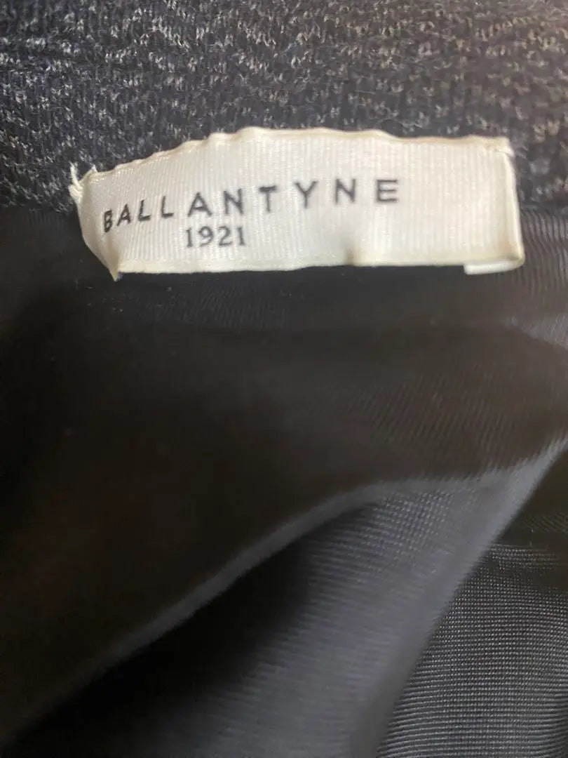 BALLANTYNE Tailored Jacket Size 52 Dark Black Grey