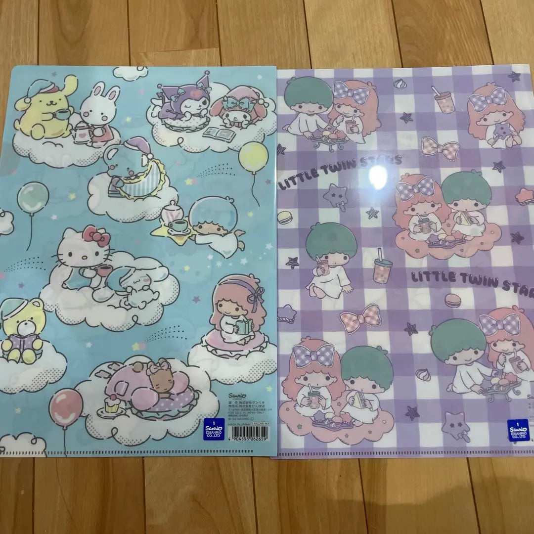 Sanrio Character Clear File Set of 8