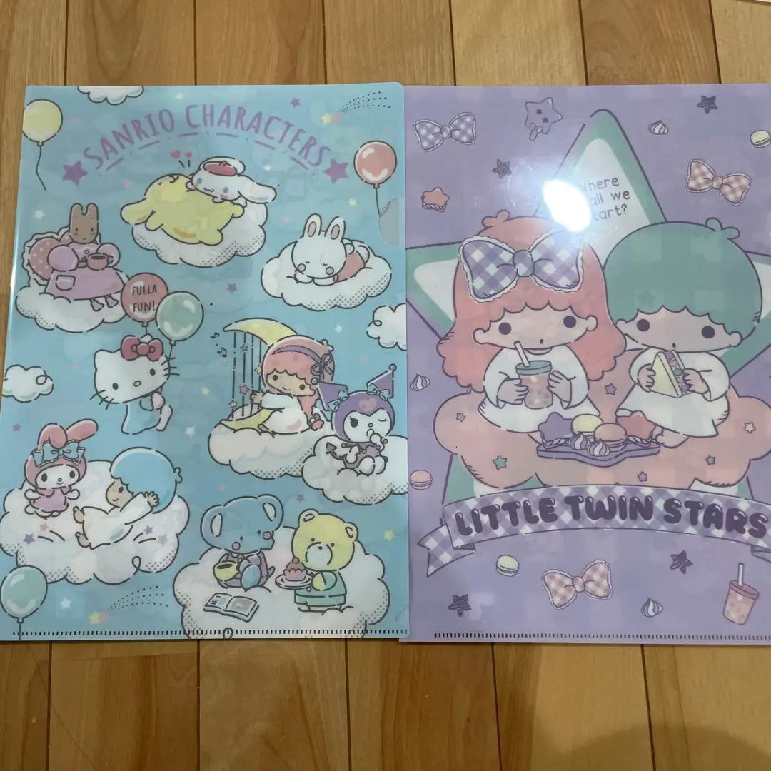 Sanrio Character Clear File Set of 8