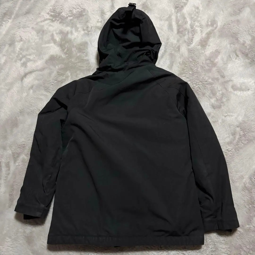 [USED] SCHOTT Military Hooded Jacket Shot Black