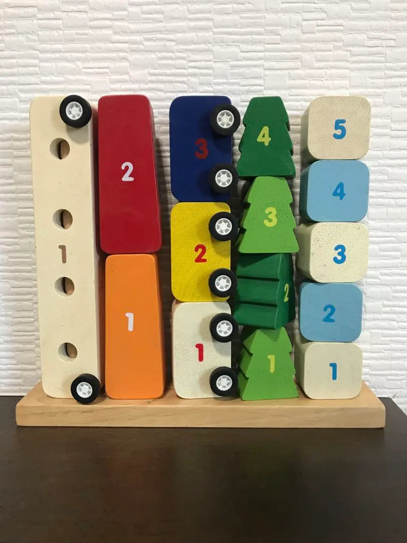 Edutē I'm Toy Sorted & Count City Educational Toy Wooden Building Blocks