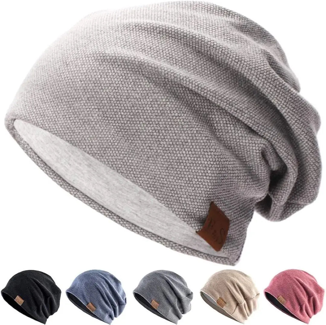 ✿[MECOLO] Men's Knitted Hat Collection Stress-Free Gray