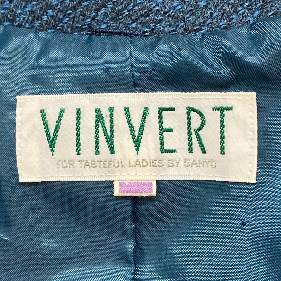 ☆ 9120S ☆ Vinvert Jacket Black X Navy (Mixed Color) | ☆9120S☆ VINVERT ジャケット ブラックＸネイビー（混色）