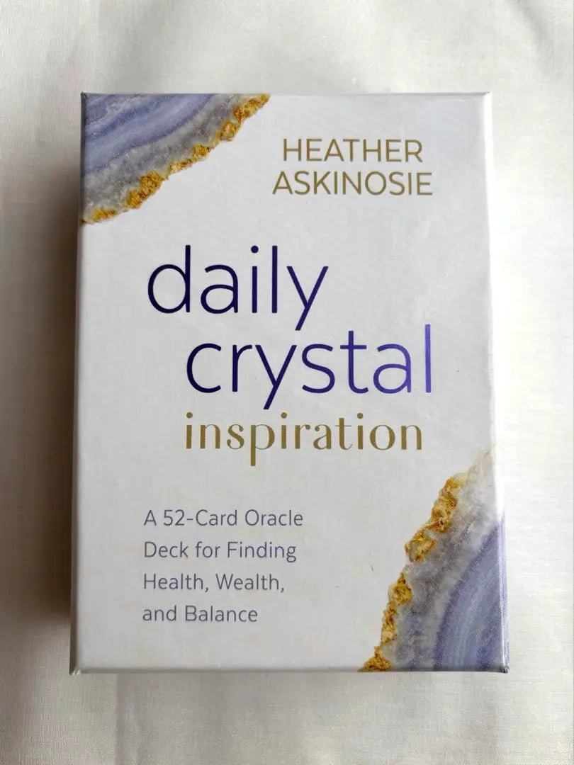 [Oracle Card] Daily Crystal Inspiration English version | 【オラクルカード】Daily Crystal Inspiration 英語版