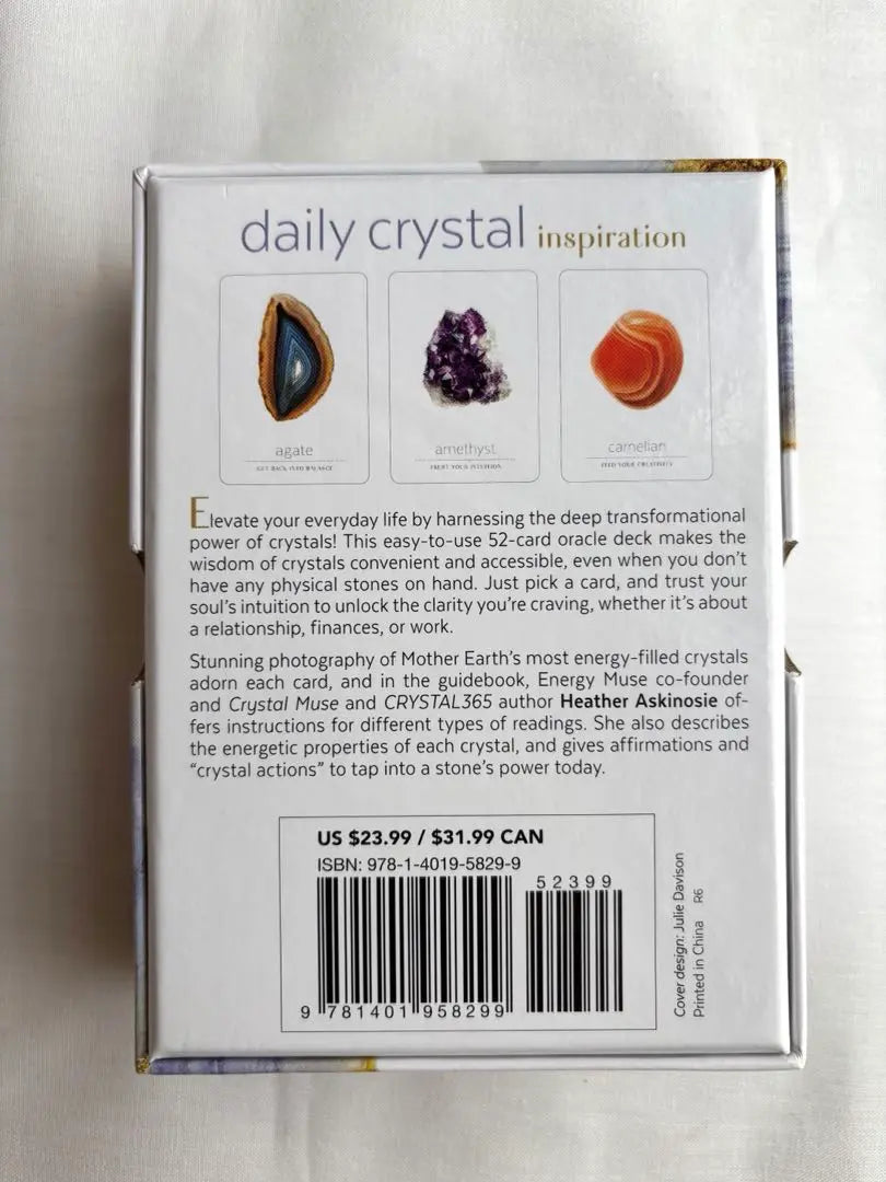 [Oracle Card] Daily Crystal Inspiration English version | 【オラクルカード】Daily Crystal Inspiration 英語版