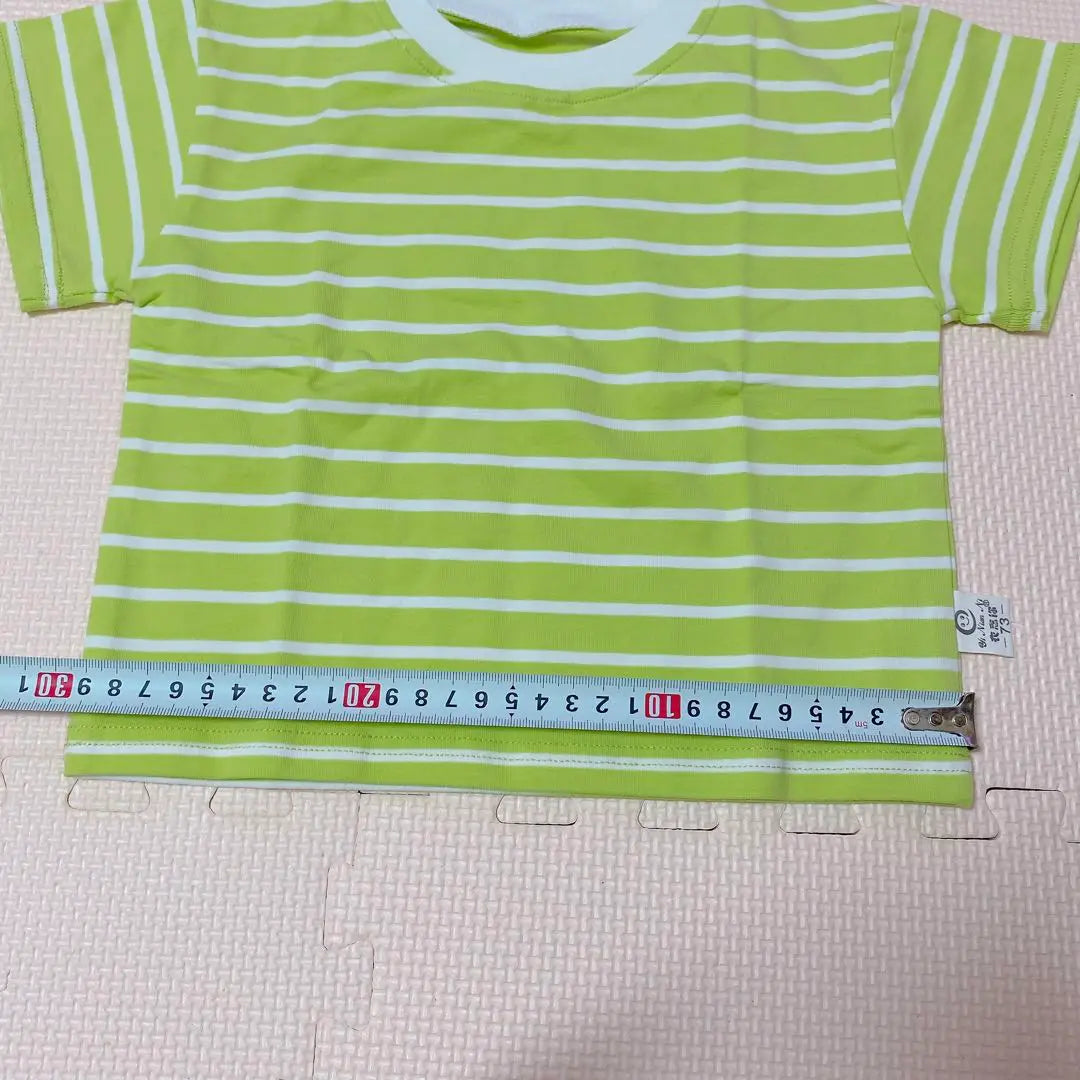 ✨ Only 1 left✨ Baby Kids Clothing T-shirt Striped Short Sleeve Green Yellow Green