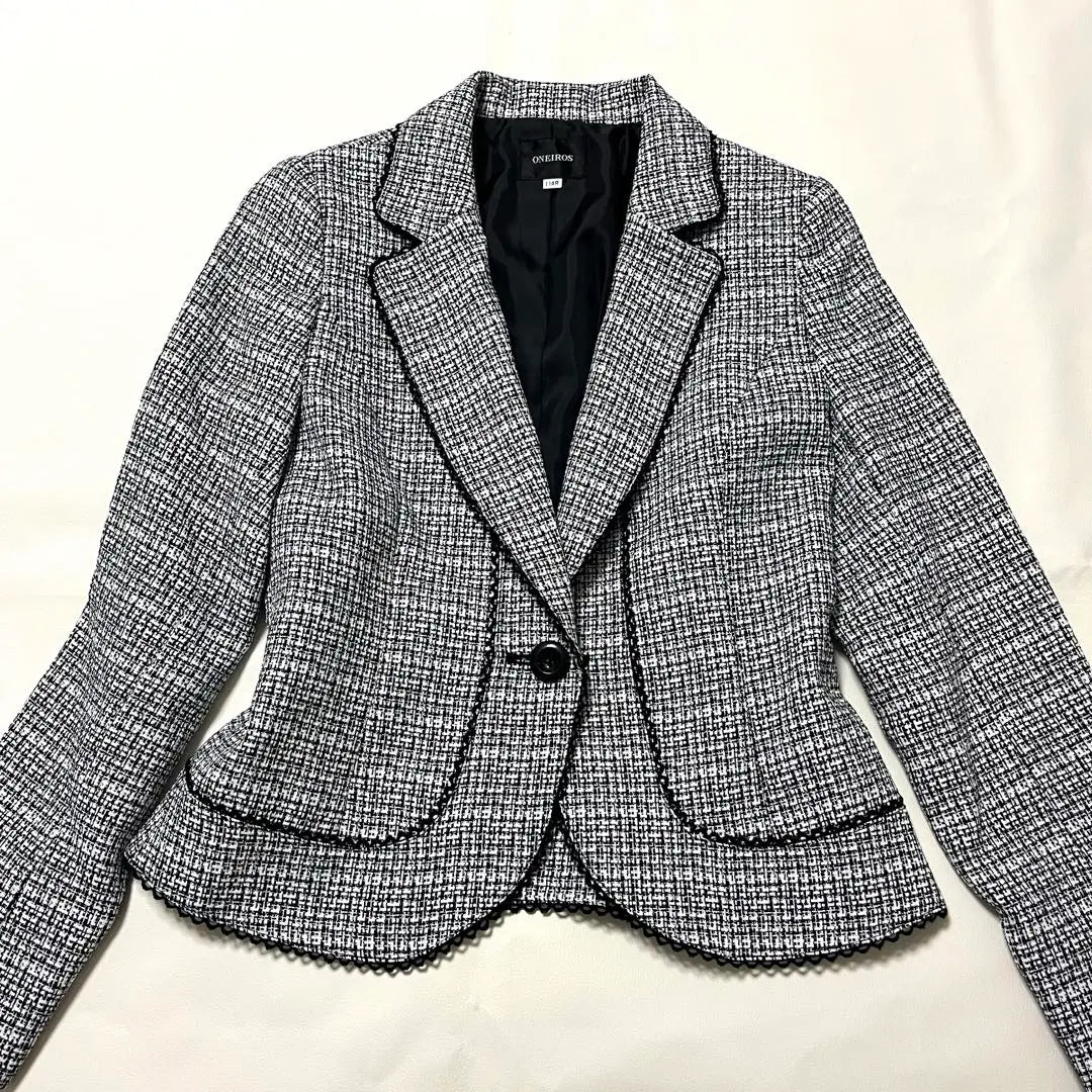 《New and unused》ONEROS Oneiros skirt suit tweed size 11 L