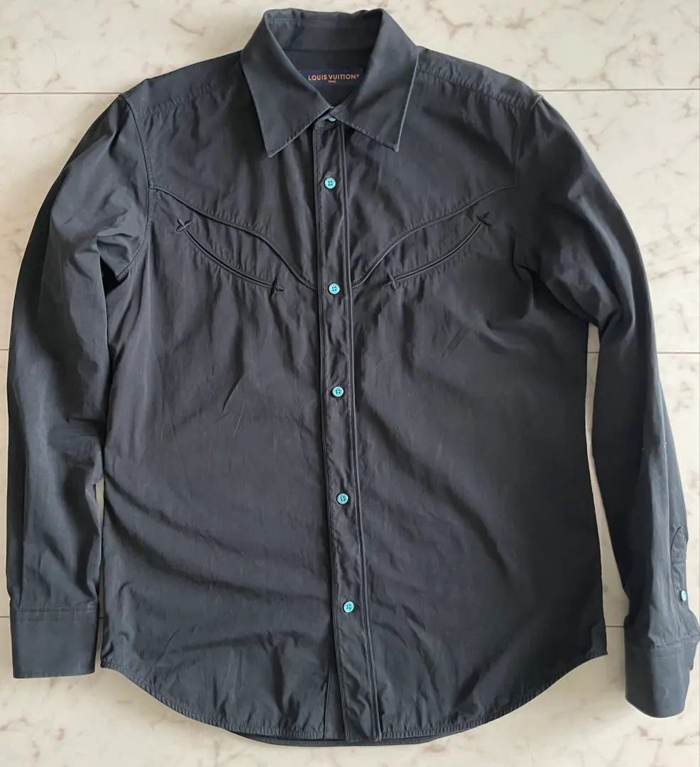 LOUIS VUITTON Western cotton shirt XL | LOUIS VUITTON ウエスタンコットンシャツ　XL