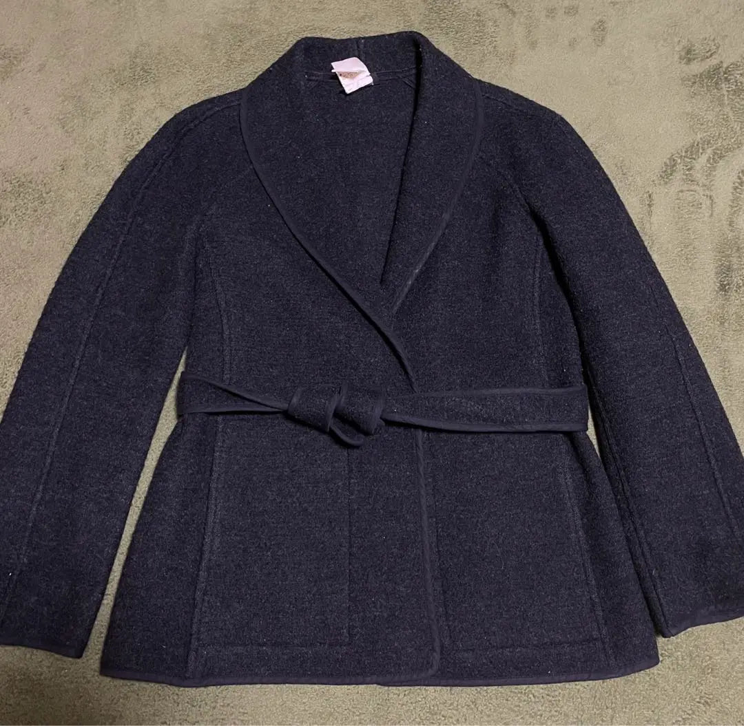 agnes b wool jacket 2 Agnes b jacket with belt M | agnes b ウールジャケット 2 アニエスベー ジャケット ベルト付き　M