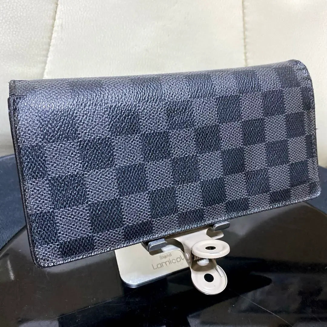 ①☆Good condition☆Damier G♪Portefeuille Braza Bifold Long Wallet