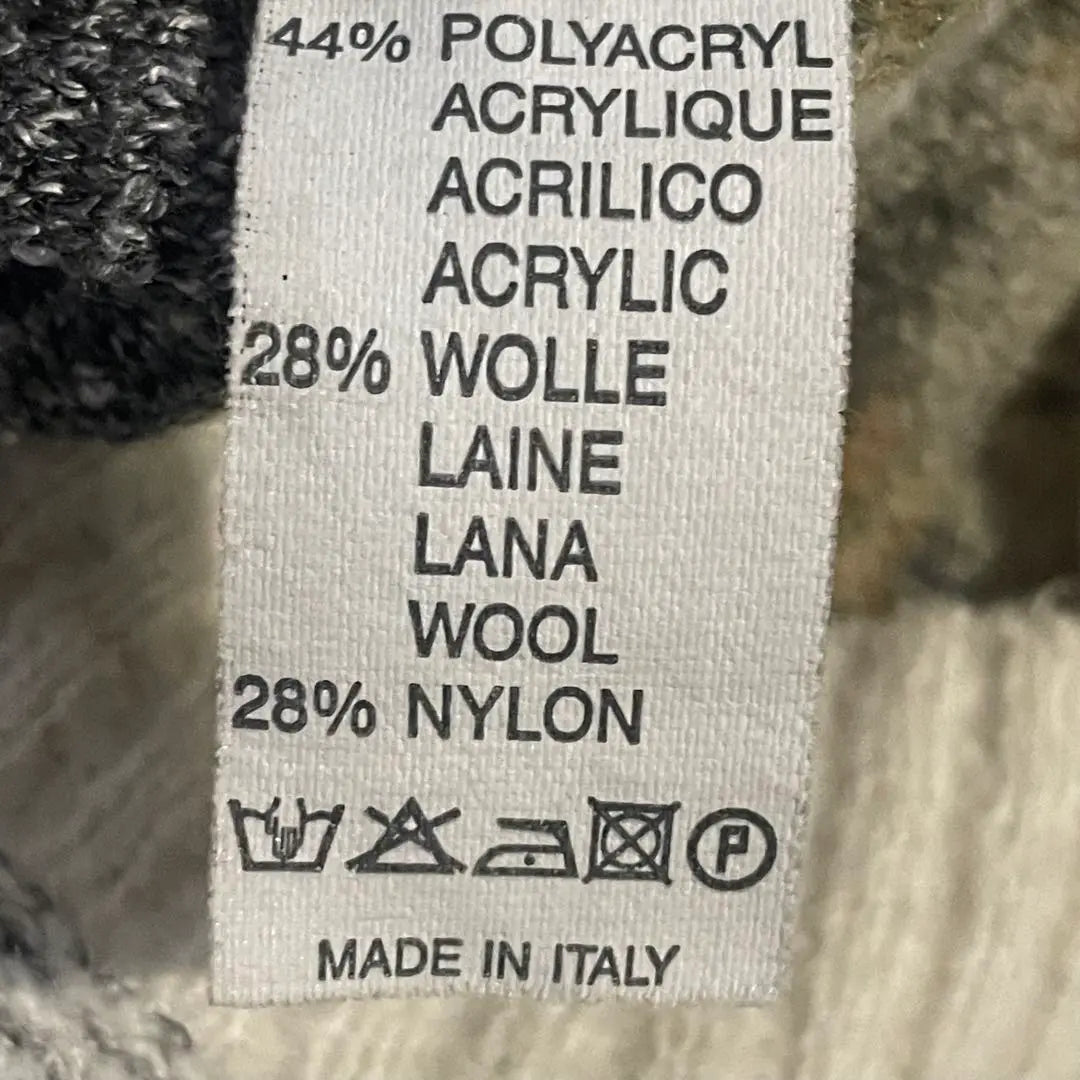 Made in Italy, all-over pattern 3D knit sweater, thick arm